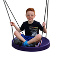 Air Riderz Saucer Swing - Purple with Boy Rider