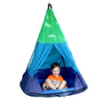 Outdoor Teepee Tent Swing with Rider