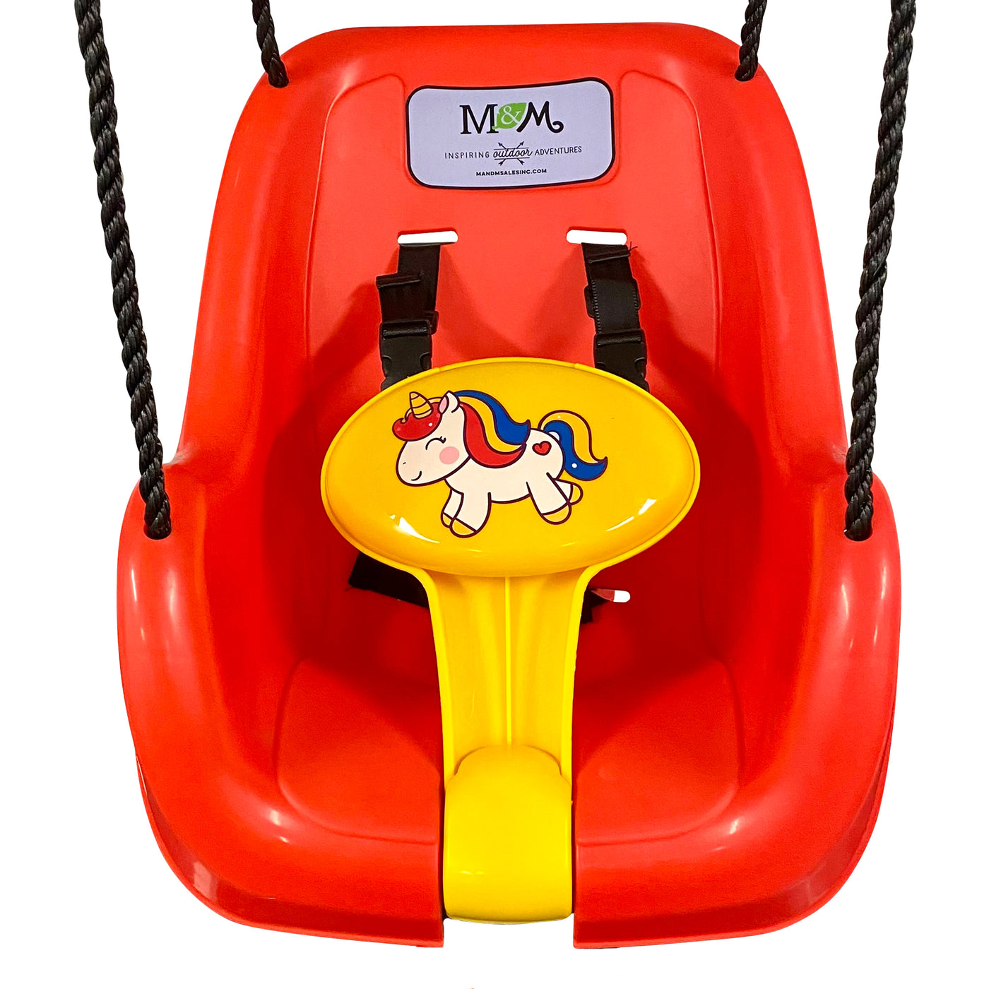 Unicorn Toddler Swing Bucket Front