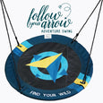 Follow Your Arrow Adventure Swing - Find Your Wild platform