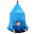 Big Top Tent Swing Accessory Front View with Rider