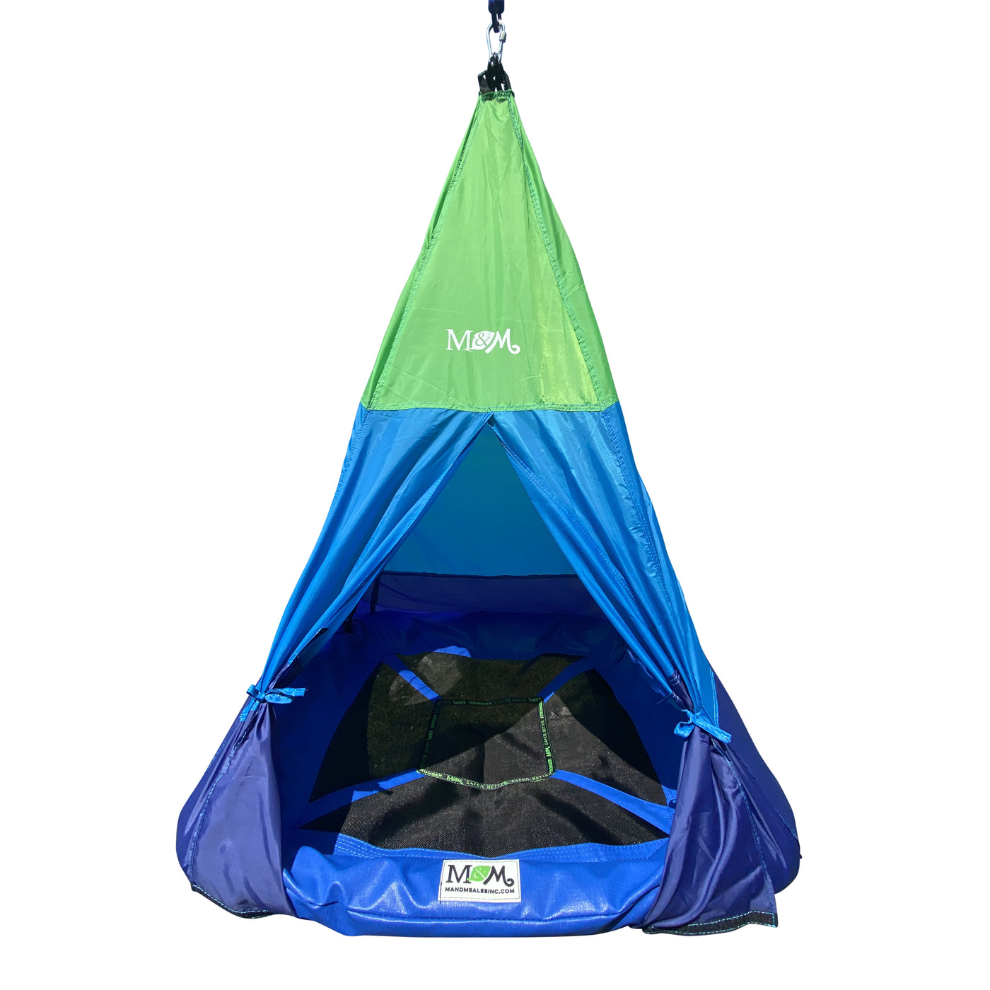 Outdoor Teepee Tent  Swing Front View