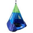 Outdoor Teepee Tent Swing Side View