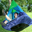Outdoor Teepee Tent Swing In Action