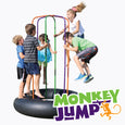 Monkey Jump Children Playing with Title