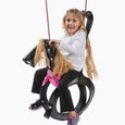 Pony Pal Tire Swing with girl rider